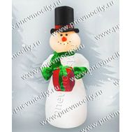  Новогодняя надувная фигура Снеговик, фото 1 