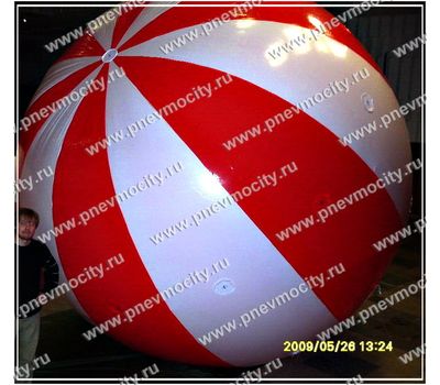  Рекламный шар Аэростат Полосатый 4 м, фото 1 