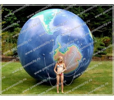  Рекламный дирижабль Земной шар 3 м, фото 1 