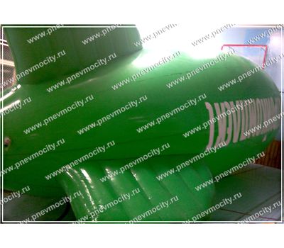  Рекламный дирижабль Зеленый 6 х 2.2 м, фото 1 