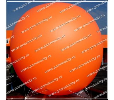  Надувной рекламный шар Оранжевый 4 м, фото 1 