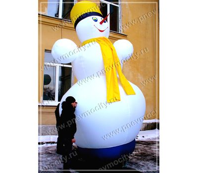  Надувной Снеговик. С шарфом, фото 1 