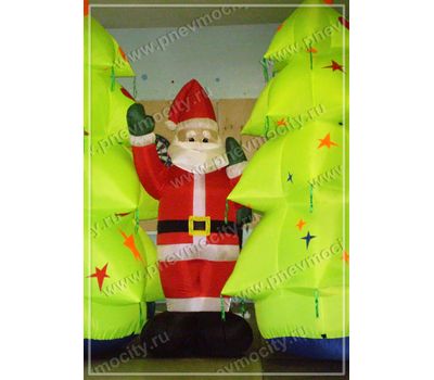  Надувной Санта Клаус. С Надувными елками 3,5 м, фото 1 