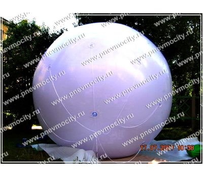  Рекламный шар Аэростат Газовый Белый, фото 1 
