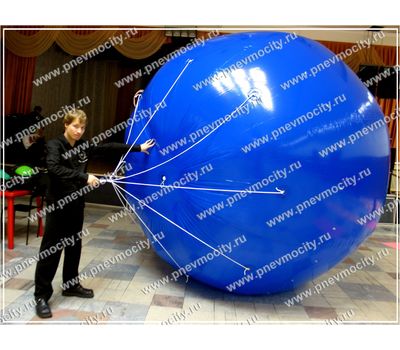  Рекламный шар Аэростат Газовый Синий, фото 1 
