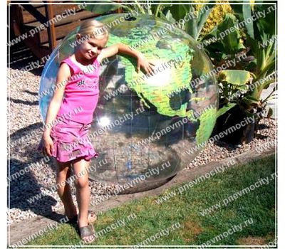  Рекламный шар глобус Прозрачный, фото 1 