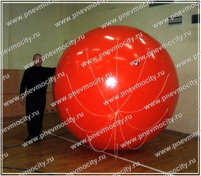  Рекламный шар Аэростат Газовый Красный, фото 1 