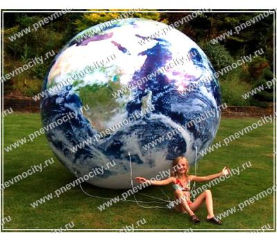  Рекламный шар Аэростат Газовый Земной шар, фото 1 