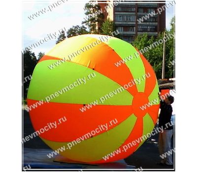  Рекламный шар Аэростат Газовый Полосатый, фото 1 