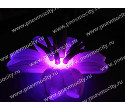  Надувной Цветок Экзотика Розовый Диаметр 1м, фото 6 