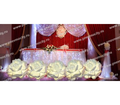  Надувные белые розы на свадьбу, фото 1 
