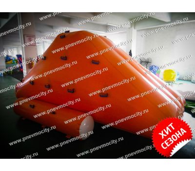  Надувной водный аттракцион "Айсберг" оранжевый 3 х 3 х 2 м, фото 1 